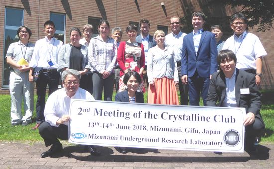 Teilnehmer des zweiten Treffens des "Crystalline Clubs"